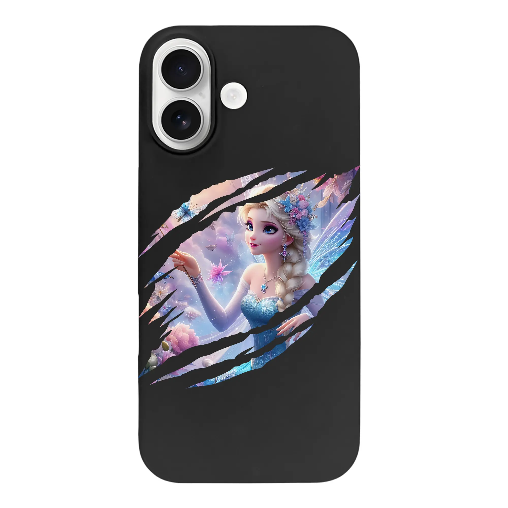 アナと雪の女王(Frozen) グッズ エルサ(Elsa) - iPhone 17 シリーズ シリコンケース 薄型 耐衝撃 指紋防止 ソフトタッチカバー 精密フィット 傷防止 保護ケース iPhone 17/17 Air/17 Pro/17 Pro Max 対応